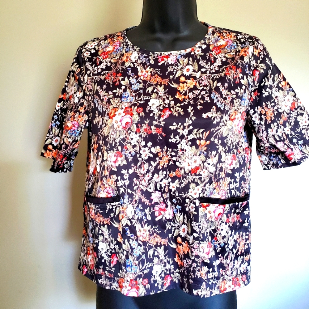 Satin Print Top